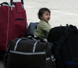 بالصور: المسافرون عبر  معبر رفح بعد تشغيله بشكل دائم