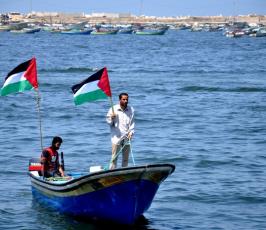 بالصور: إستعدادات الغزيين لإستقبال إسطول الحرية 2 فى ذكرى مرمرة 1