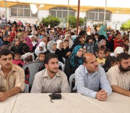 بالصور: روضة الهدي الإسلامية تخرج الفوج الثامن بمدينة غزة