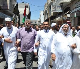 بالصور : مسيرة لحركة الجهاد الإسلامي في ذكرى احتلال مدينة القدس