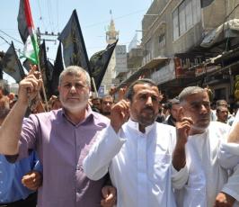بالصور : مسيرة لحركة الجهاد الإسلامي في ذكرى احتلال مدينة القدس
