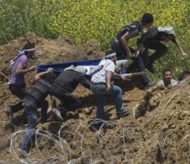بالصور: شهداء وجرحى بإشتباكات بمجدل شمس بمسيرات العودة