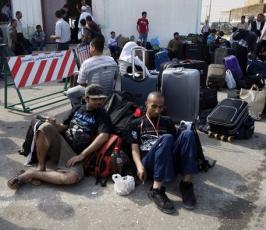 بالصور: فتح معبر رفح فى كلا الإتجاهين أمام حركة المسافرين