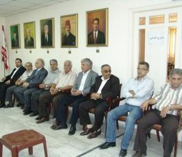 بالصور..فصائل المقاومة واللجان الشعبية في لبنان تتقبل التهاني في شهداء مسيرة العودة