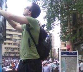 بالصور.. الجندي الإسرائيلي الجاسوس في ميدان التحرير