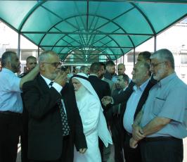 وفد من جماعة الإخوان المسلمين يصل غزة للتعزية بوفاة المجاهد محمد شمعة