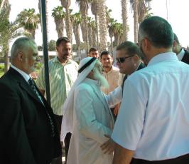 وفد من جماعة الإخوان المسلمين يصل غزة للتعزية بوفاة المجاهد محمد شمعة