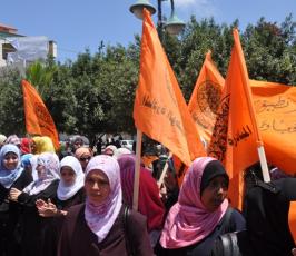 بالصور: المبادرة الوطنية بمسيرات بغزة دعماً للمصالحة