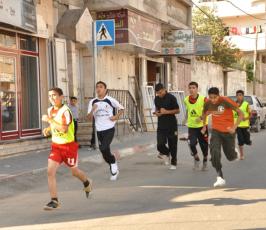 بالصور:حركة الجهاد إقليم غرب غزة تنظم سباقاً للجرى بعنوان «  الثبات على الحق  »
