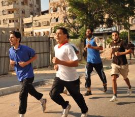 بالصور:حركة الجهاد إقليم غرب غزة تنظم سباقاً للجرى بعنوان «  الثبات على الحق  »