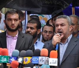 بالصور: مسيرة لحركة الجهاد الإسلامى تضامناً مع الأسرى