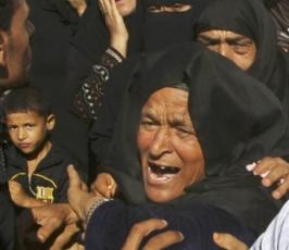 بالصور.. شهيدان في غارة إسرائيلية وسط قطاع غزة