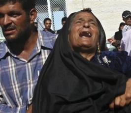 بالصور.. شهيدان في غارة إسرائيلية وسط قطاع غزة