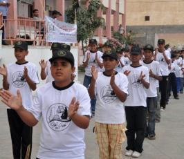 بالصور: مقتطفات من مخيمات العودة التابعة للجهاد اللإسلامى بالوسطى