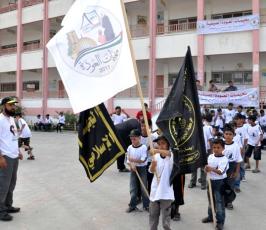 بالصور: مقتطفات من مخيمات العودة التابعة للجهاد اللإسلامى بالوسطى
