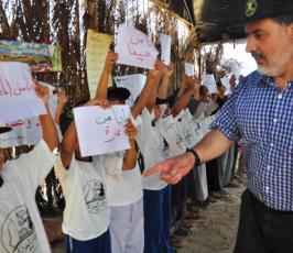 بالصور : مخيمات العودة التي تنظمها حركة الجهاد الإسلامي تواصل نشاطها