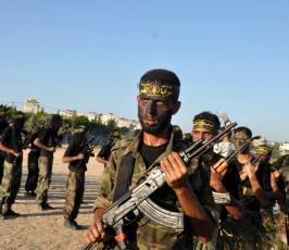 بالصور: مناورة عسكرية  لسرايا القدس لواء الوسطى