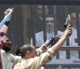 بالصور: إستئناف جلسات محاكمة الرئيس المخلوع حسنى مبارك ونجليه