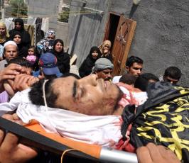 بالصور: سرايا القدس تشيع الشهيدين ابو عابدة وإسليم فى البريج
