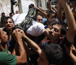 بالصور: سرايا القدس تشييع جثمان الشهيد الأسمر بمدينة رفح
