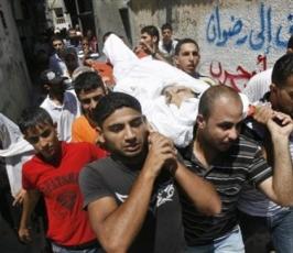 بالصور: تشييع جثامين شهداء العدوان الاخير على قطاع غزة