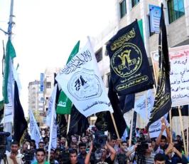 بالصور: فصائل المقاومة تخرج بمسيرة جماهيرية بيوم القدس العالمى