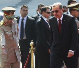 بالصور... مراسم استقبال اردوغان خلال زيارته لمصر
