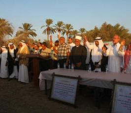 بالصور: مهرجان « العفو والتسامح » والصلح العشائرى بين أل أبو عمرة وأل مشتهى بالوسطى