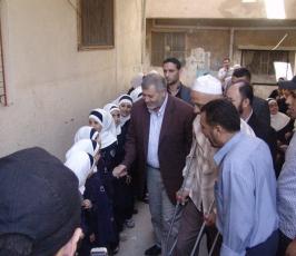 بالصور: زيارة القيادى فى حركة الجهاد خالد البطش مخيم الجليل في بعلبك