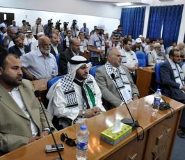 بالصور: المجلس التشريعى يستقبل قافة اميال من الإبتسامات 6 بمدينة غزة