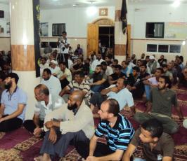 بالصور: حركة الجهاد تكرم أهالى شهدائها بذكرى الشهيد الراحل فتحى الشقاقى بدير البلح