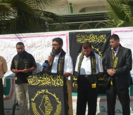 بالصور: الرابطة الإسلامية تنظم وقفة تضامنية مع الأسرى بجامعة القدس المفتوحة بالوسطى