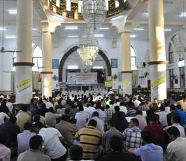 بالصور: حركة الجهاد تنظم حفلاً بعنوان«  على خطى الشقاقى » لتكريم أمراء الأسر بالحركة بغزة 