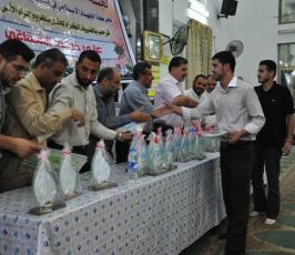 بالصور: حركة الجهاد تنظم حفلاً بعنوان«  على خطى الشقاقى » لتكريم أمراء الأسر بالحركة بغزة 