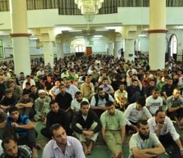 بالصور: حركة الجهاد تنظم حفلاً بعنوان«  على خطى الشقاقى » لتكريم أمراء الأسر بالحركة بغزة 