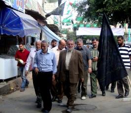 بالصور: قيادة وكوادر الجهاد يقومون بسلسلة زيارات للاسرى المحررين