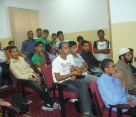بالصور: الرابطة الإسلامية تنظم حفلاً بذكرى الشقاقى بكلية فلسطين التقنية