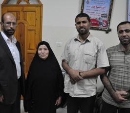 خنساء فلسطين تستقبل أحرار « الجهاد » برفح