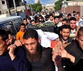 بالصور: سرايا القدس تشيع جثامين شهدائها بمدينة غزة