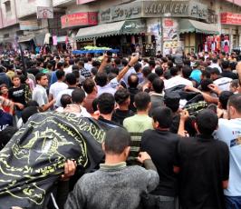 بالصور: سرايا القدس تشيع جثامين شهدائها بمدينة غزة