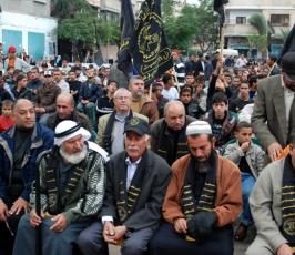 بالصور: حركة الجهاد تنظم مهرجاناً حاشداً  للأسرى المحررين فى ذكرى استشهاد الشقاقى الأمين