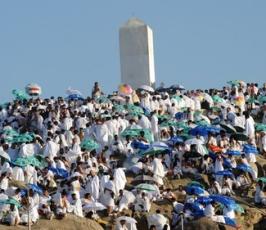 بالصور: أكثر من مليوني مسلم يتوافدون على جبل عرفات لأداء فريضة الحج