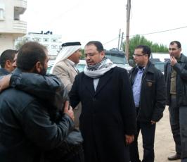 بالصور: عائلة الدحدوح تستضيف الأسرى المحريين بعد أدائهم فريضة الحج