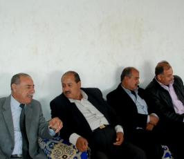 بالصور: عائلة الدحدوح تستضيف الأسرى المحريين بعد أدائهم فريضة الحج