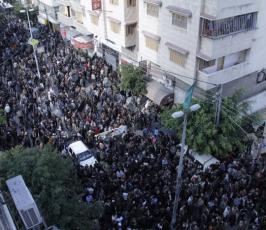 صور أولية لمسيرة الجهاد الإسلامي  نصرة للقدس والمسجد الأقصى