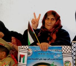 بالصور: الإعتصام الإسبوعى لأهالى الأسرى بالصليب الأحمر بغزة