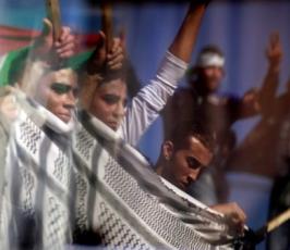 بالصور: مسيرات باليوم العالمى للتضامن مع الشعب الفلسطينى أمام مقر الأمم المتحدة