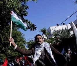 بالصور: مسيرات باليوم العالمى للتضامن مع الشعب الفلسطينى أمام مقر الأمم المتحدة