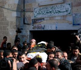 بالصور: تشييع جثمان الشهيد إسماعيل العرعير من سرايا القدس بالشجاعية