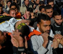 بالصور: تشييع جثمان الشهيد إسماعيل العرعير من سرايا القدس بالشجاعية